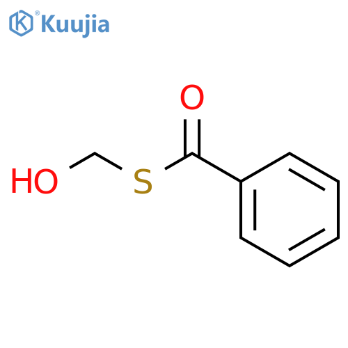 S-Hydroxymethyl thiobenzoate structure