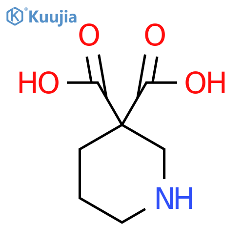 Piperidine-3,3-dicarboxylic acid structure