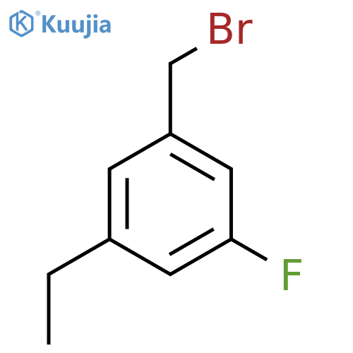 1-(Bromomethyl)-3-ethyl-5-fluorobenzene structure