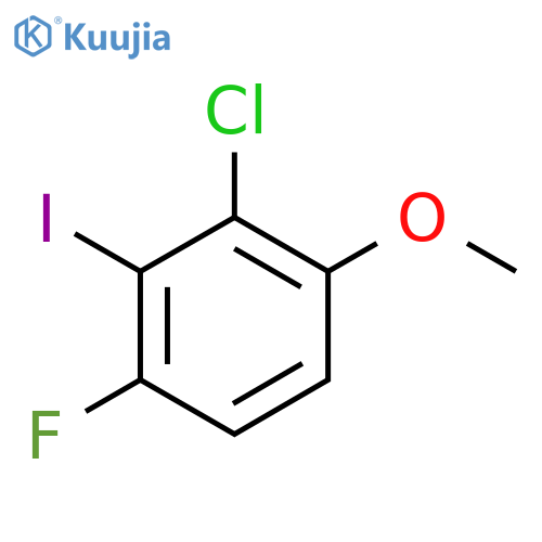 2-Chloro-4-fluoro-3-iodo-1-methoxybenzene structure