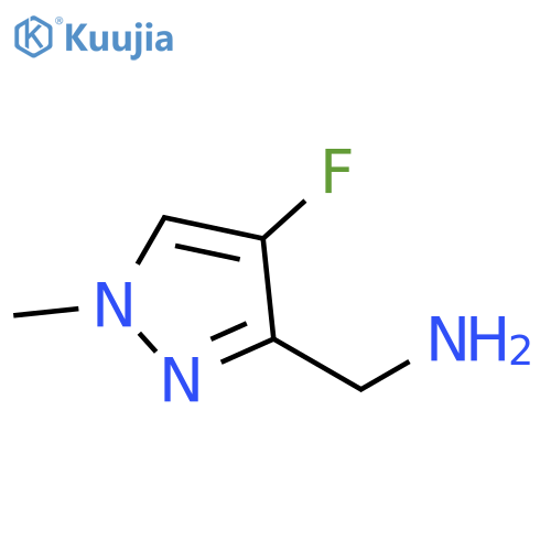 C-(4-Fluoro-1-methyl-1H-pyrazol-3-yl)-methylamine structure
