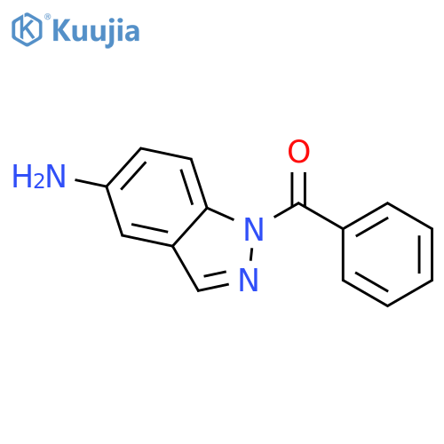 Methanone,(5-amino-1H-indazol-1-yl)phenyl- structure