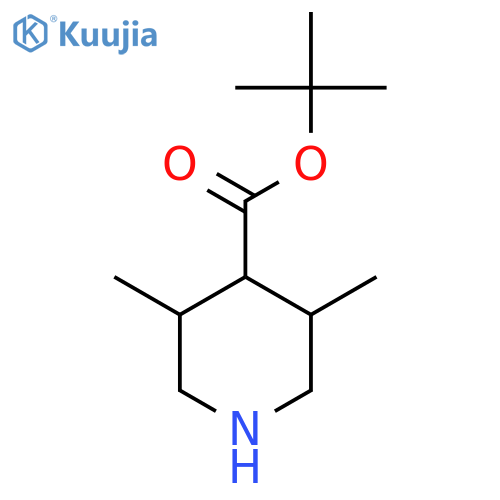 Tert-butyl 3,5-dimethylpiperidine-4-carboxylate structure