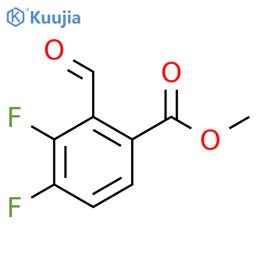 methyl 3,4-difluoro-2-formylbenzoate structure