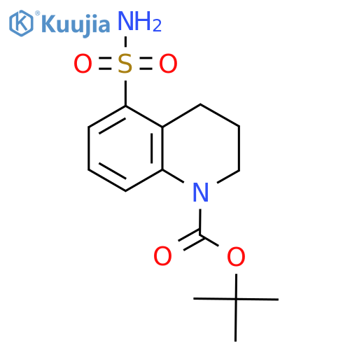 Tert-butyl 5-sulfamoyl-3,4-dihydro-2H-quinoline-1-carboxylate structure
