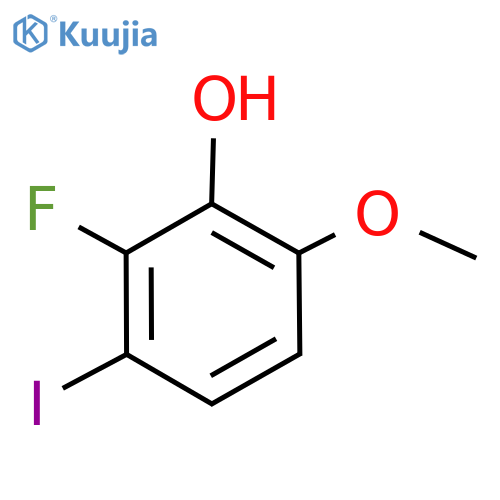 2-Fluoro-3-iodo-6-methoxyphenol structure