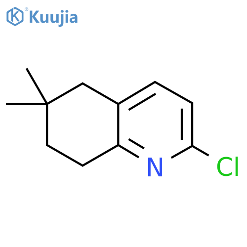 2-chloro-6,6-dimethyl-5,6,7,8-tetrahydroquinoline structure