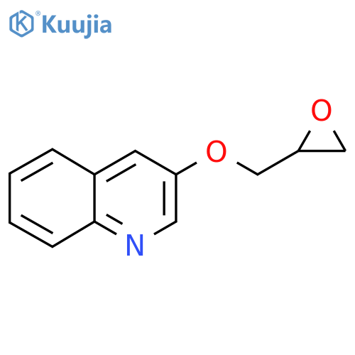 3-(Oxiran-2-ylmethoxy)quinoline structure