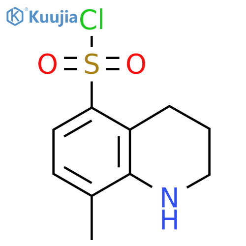 8-Methyl-1,2,3,4-tetrahydroquinoline-5-sulfonyl chloride structure
