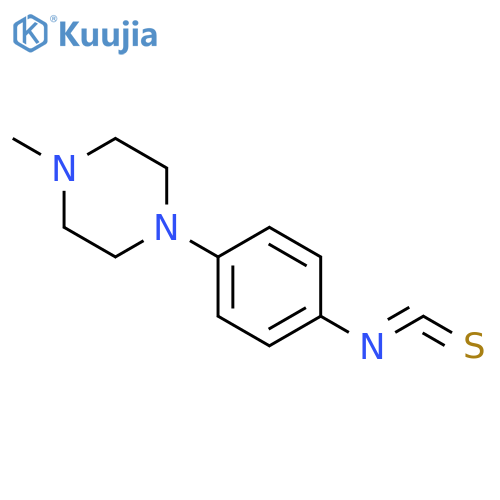 1-(4-isothiocyanatophenyl)-4-methylpiperazine structure