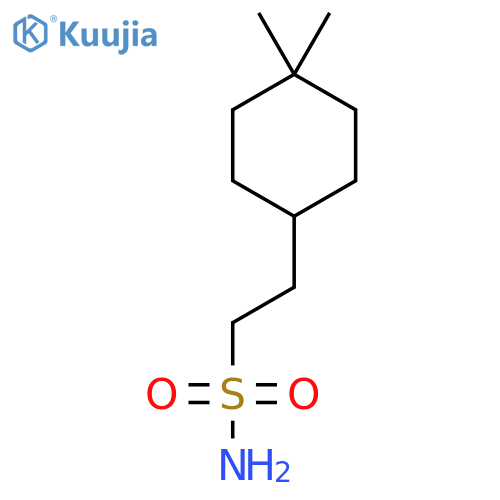 2-(4,4-Dimethylcyclohexyl)ethane-1-sulfonamide structure