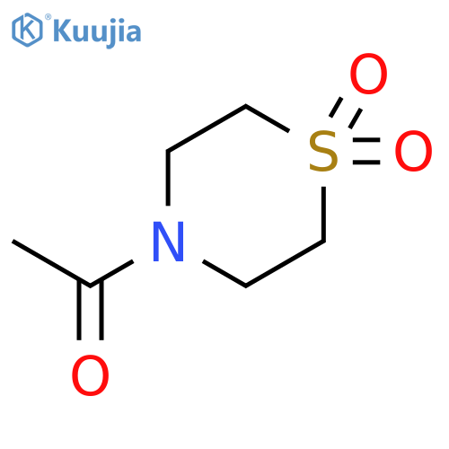 4-acetyl-1lambda6-thiomorpholine-1,1-dione structure