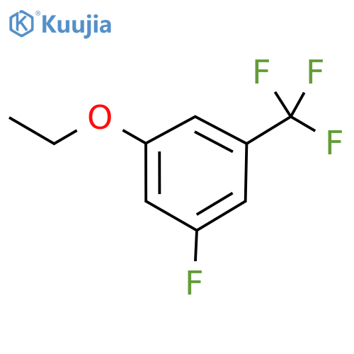 Benzene, 1-ethoxy-3-fluoro-5-(trifluoromethyl)- structure
