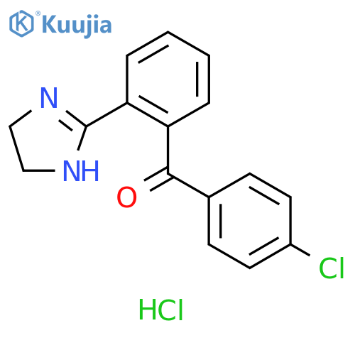 Methanone, (4-chlorophenyl)[2-(4,5-dihydro-1H-imidazol-2-yl)phenyl]-, monohydrochloride (9CI) structure