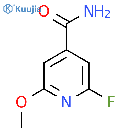 2-Fluoro-6-methoxyisonicotinamide structure