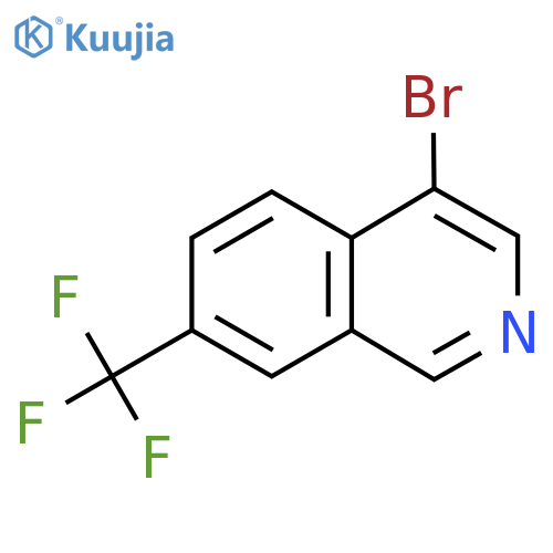 4-Bromo-7-(trifluoromethyl)isoquinoline structure