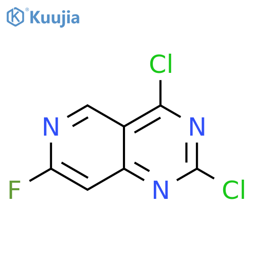 Pyrido[4,3-d]pyrimidine, 2,4-dichloro-7-fluoro- structure