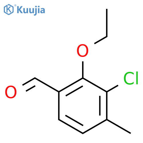 3-Chloro-2-ethoxy-4-methylbenzaldehyde structure