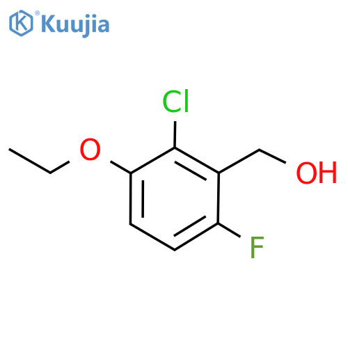 Benzenemethanol, 2-chloro-3-ethoxy-6-fluoro- structure