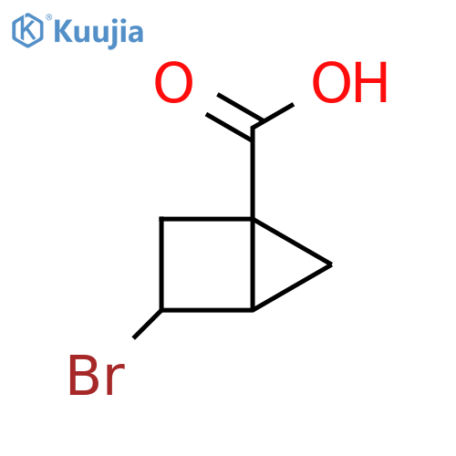 3-Bromobicyclo[2.1.0]pentane-1-carboxylic acid structure