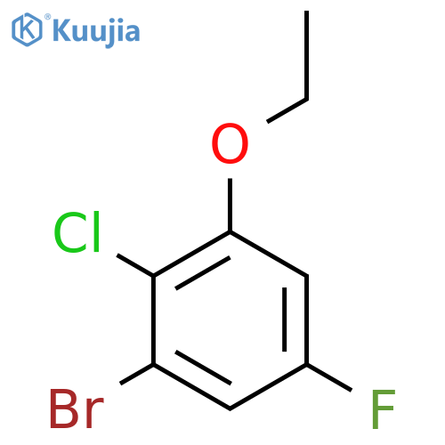 1-Bromo-2-chloro-3-ethoxy-5-fluorobenZene structure