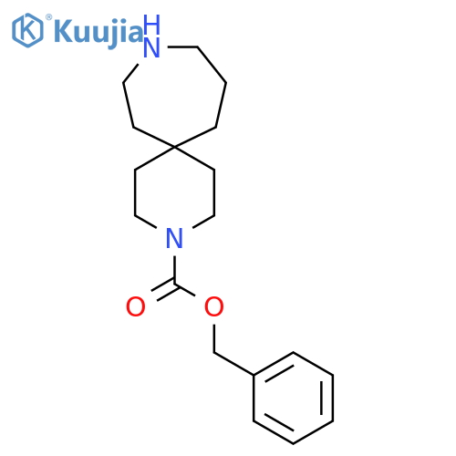 benzyl 3,10-diazaspiro[5.6]dodecane-3-carboxylate structure