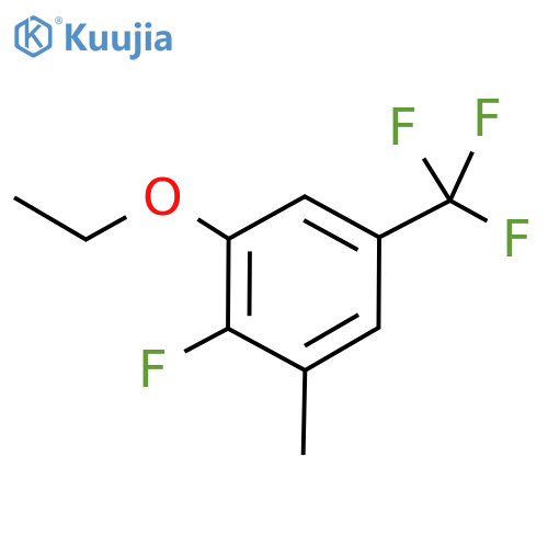 1-Ethoxy-2-fluoro-3-methyl-5-(trifluoromethyl)benzene structure