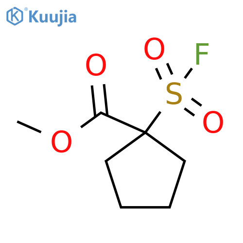 Methyl 1-(fluorosulfonyl)cyclopentane-1-carboxylate structure