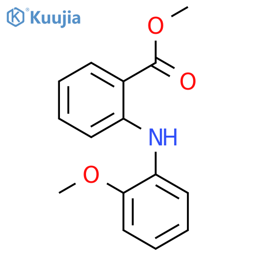 methyl 2-(2-methoxyphenyl)aminobenzoate structure