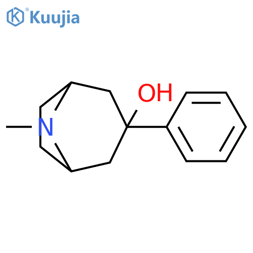 8-Methyl-3-phenyl-8-azabicyclo[3.2.1]octan-3-ol structure
