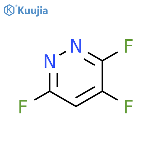 3,4,6-trifluoropyridazine structure