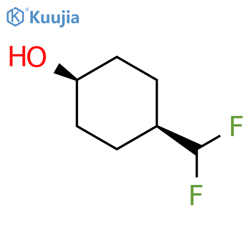 cis-4-(difluoromethyl)cyclohexanol structure
