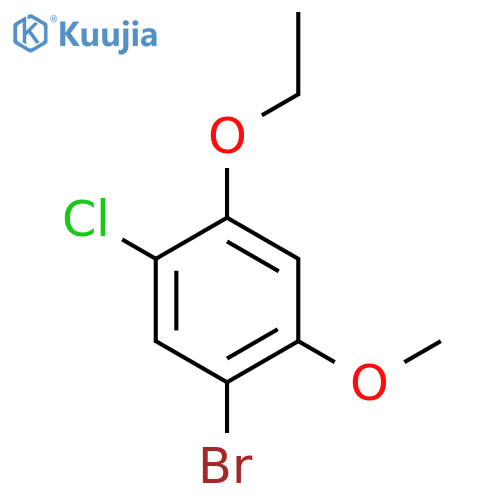 1-Bromo-5-chloro-4-ethoxy-2-methoxybenZene structure
