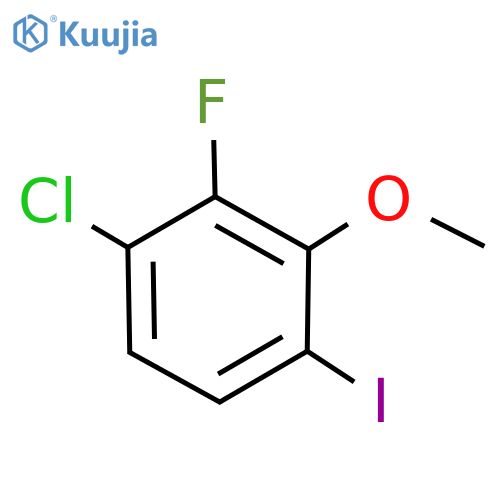 Benzene, 1-chloro-2-fluoro-4-iodo-3-methoxy- structure