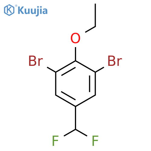 1,3-Dibromo-5-(difluoromethyl)-2-ethoxybenZene structure