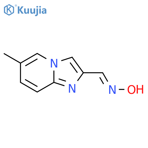 (E)-N-({6-methylimidazo1,2-apyridin-2-yl}methylidene)hydroxylamine structure