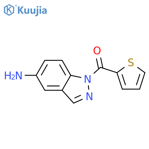 Methanone,(5-amino-1H-indazol-1-yl)-2-thienyl- structure