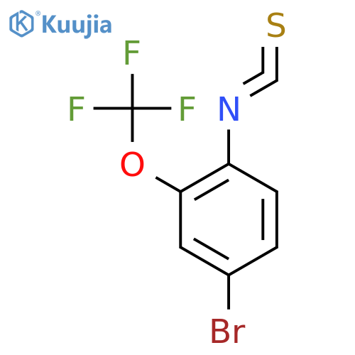 Benzene,4-bromo-1-isothiocyanato-2-(trifluoromethoxy)- structure