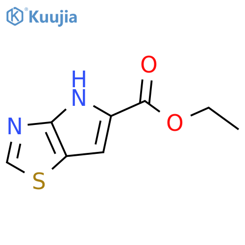 Ethyl 4H-pyrrolo[2,3-d][1,3]thiazole-5-carboxylate structure