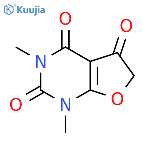 1,3-dimethylfuro[2,3-d]pyrimidine-2,4,5(1H,3H,6H)-trione structure