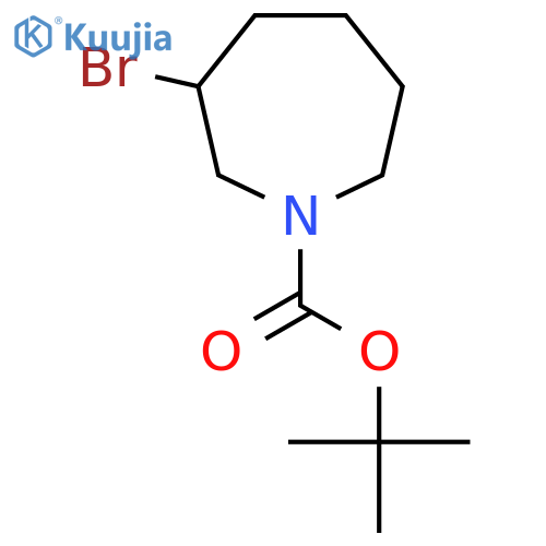 Tert-butyl 3-bromoazepane-1-carboxylate structure