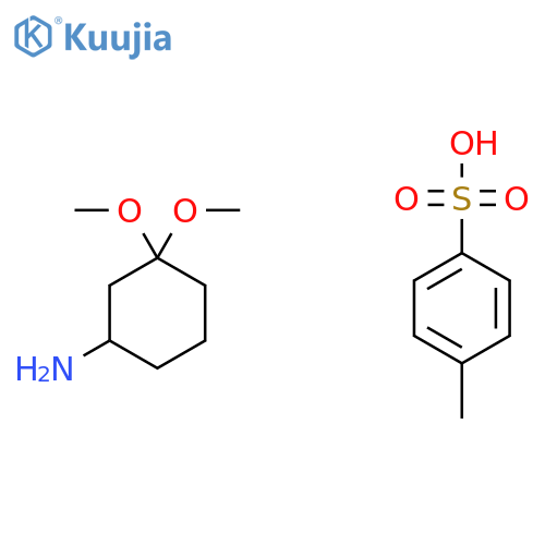 3,3-Dimethoxy-cyclohexylamine tosylate structure