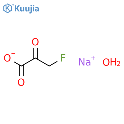 3-Fluoropyruvic acid sodium salt monohydrate structure