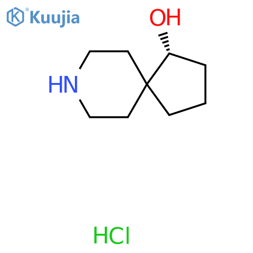 (4R)-8-azaspiro[4.5]decan-4-ol;hydrochloride structure