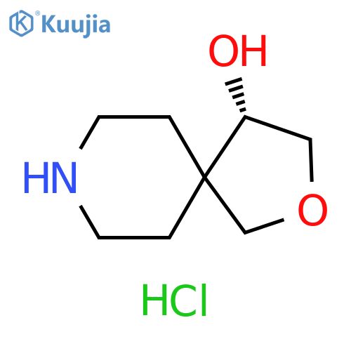 (4S)-2-oxa-8-azaspiro[4.5]decan-4-ol;hydrochloride structure