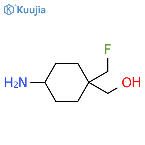 Cyclohexanemethanol, 4-amino-1-(fluoromethyl)- structure