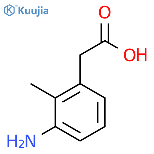 2-(3-amino-2-methylphenyl)acetic Acid structure