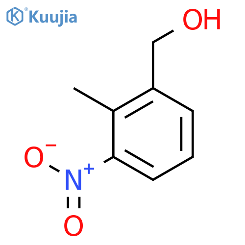 2-Methyl-3-nitrobenzyl alcohol structure
