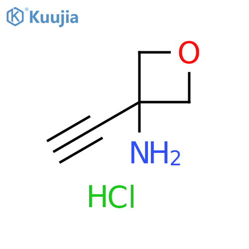 3-ethynyloxetan-3-amine;hydrochloride structure