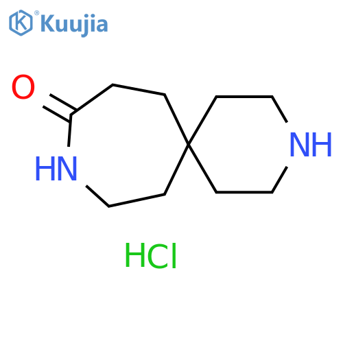 3,9-diazaspiro[5.6]dodecan-10-one;hydrochloride structure